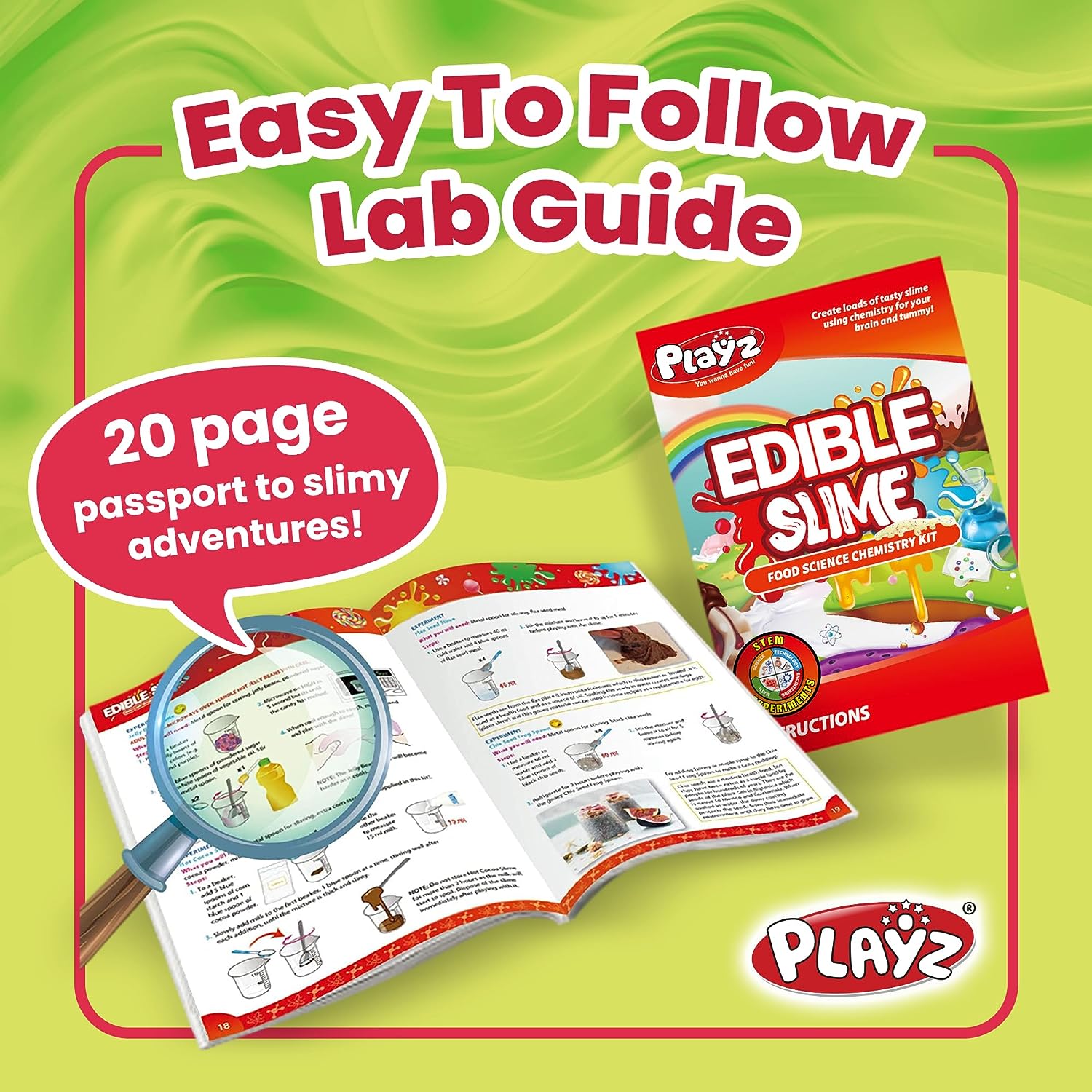 DIY Edible Slime Science Kit, Toys