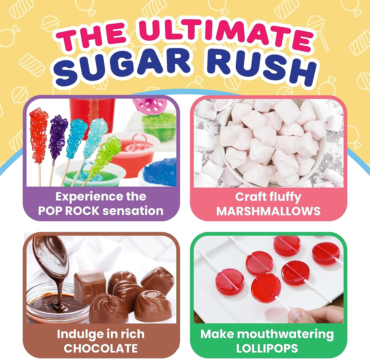 Edible Exploding Candy Food Science STEM Chemistry Kit – Playz - Fun ...