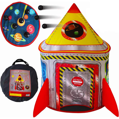 5-in-1 Rocket Ship Play Tent