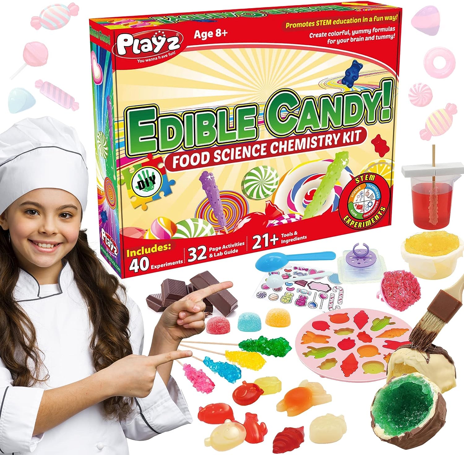 DIY Edible Slime Science Kit, Toys