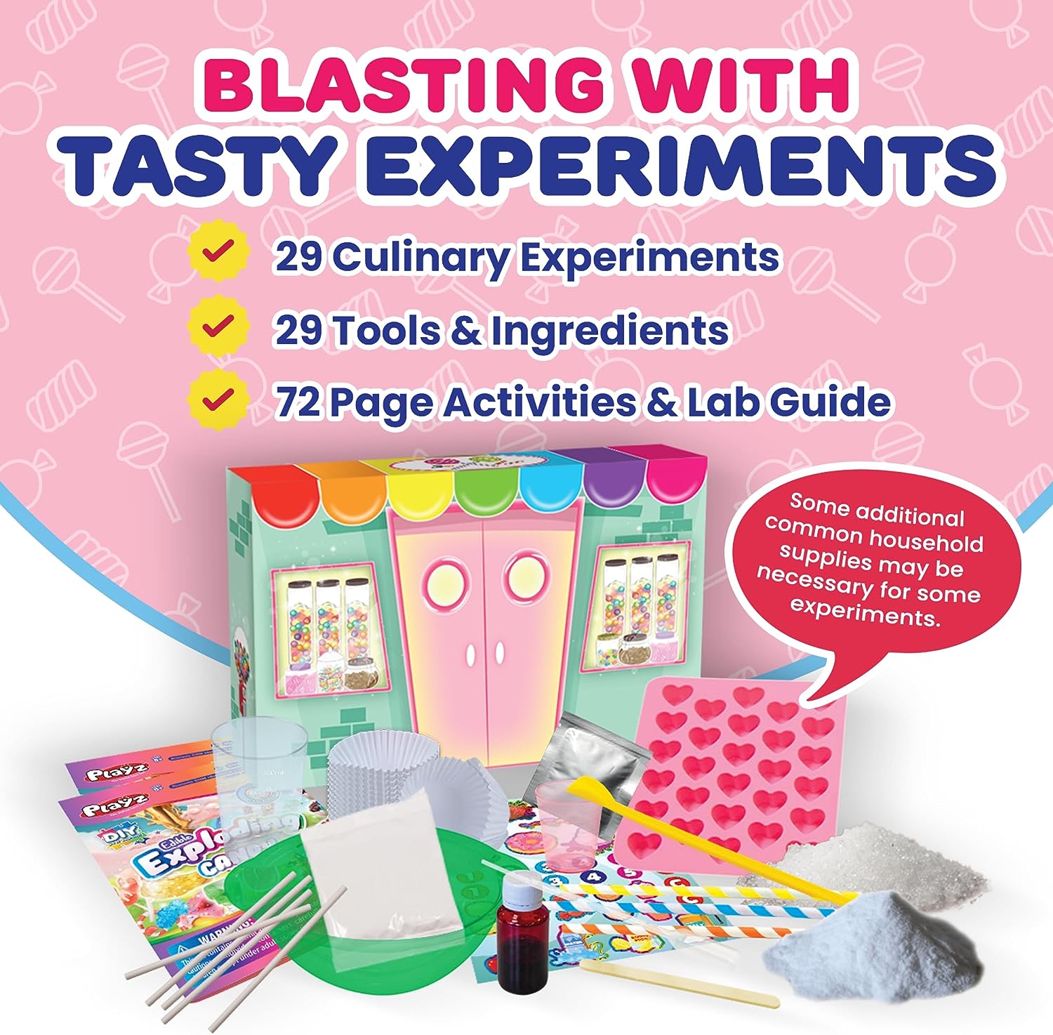 Edible Exploding Candy Food Science STEM Chemistry Kit – Playz - Fun ...