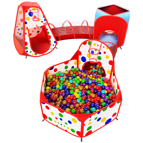 5pc Ruby Red Play Tent Bundle