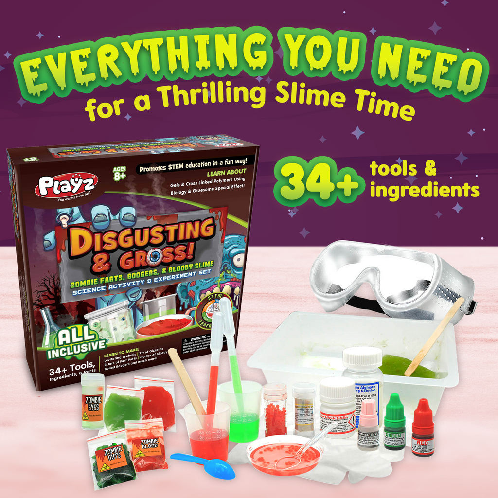 Disgusting Gross Zombie Science Kit Playz Fun for all ages
