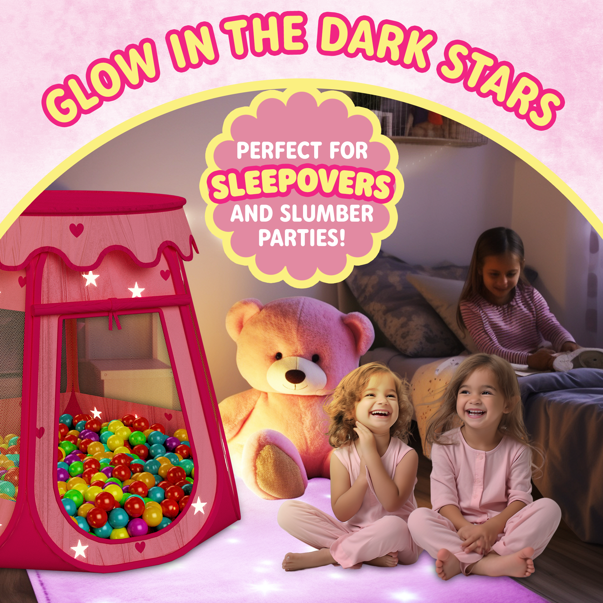 Princess castle ball pit 2025