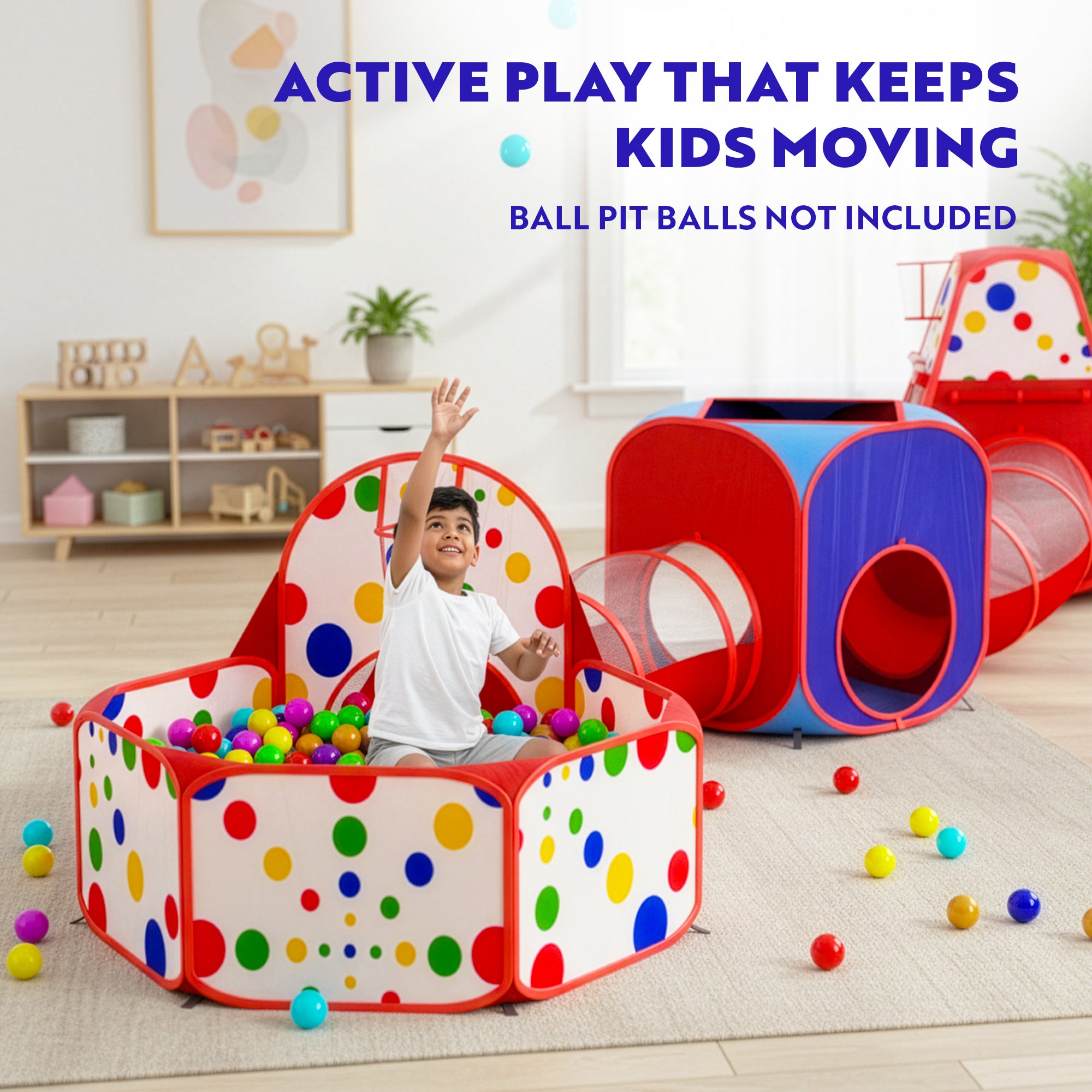 play tent balls 5pc Ruby Red Play Tent Bundle