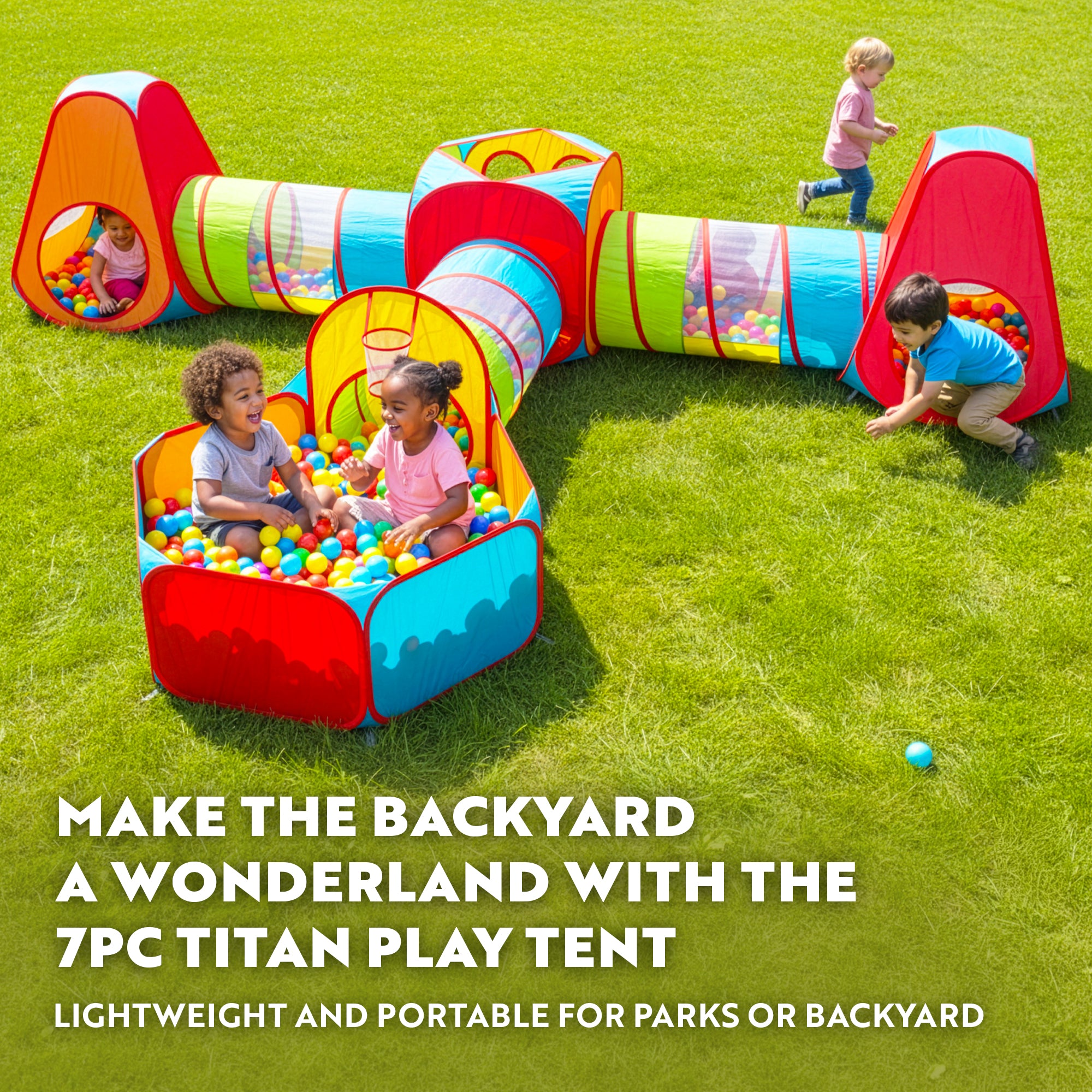 7pc Titan Play Tent Bundle