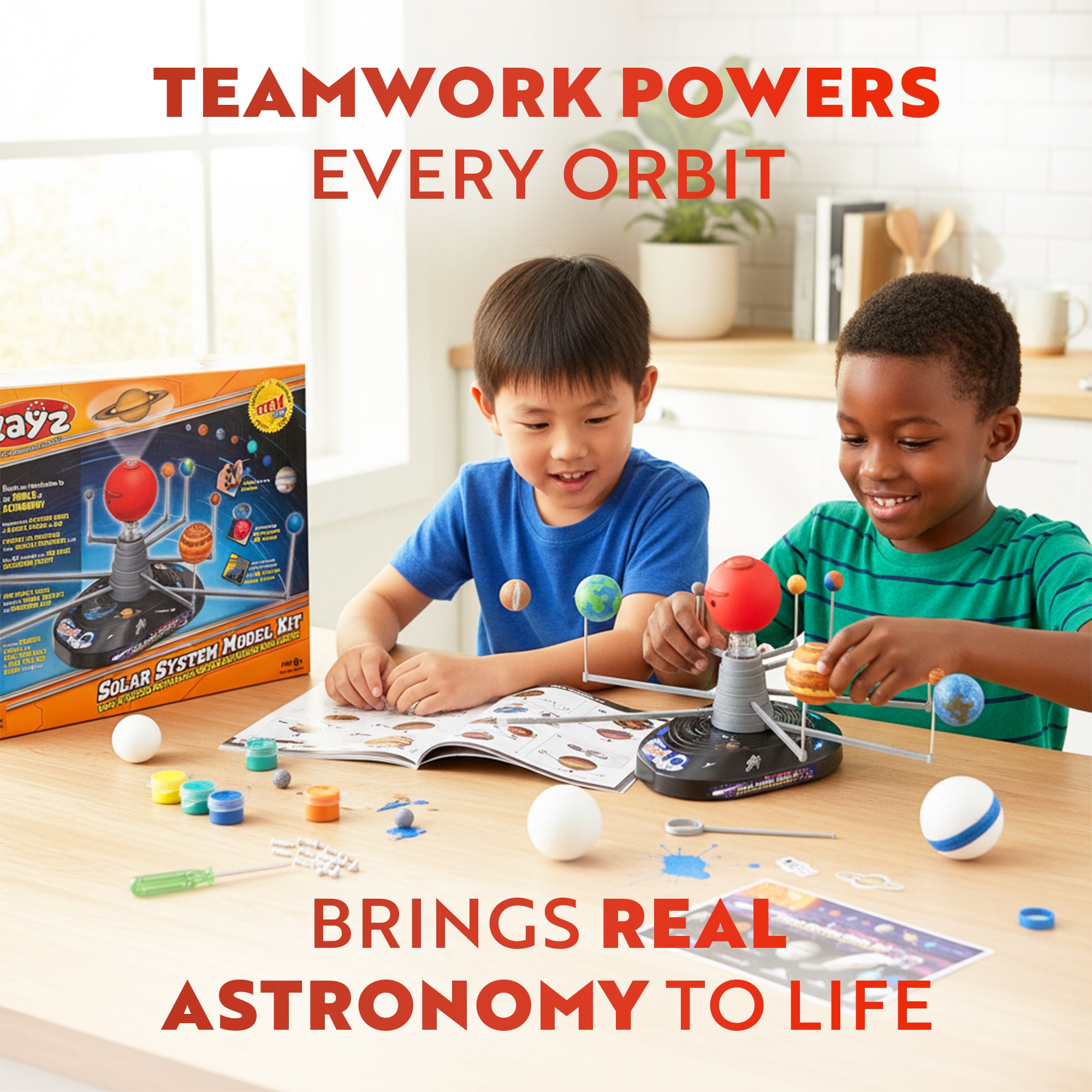 Solar System Assembly Model Kit Premium Solar System Model Kit – Playz - Fun for all ages!