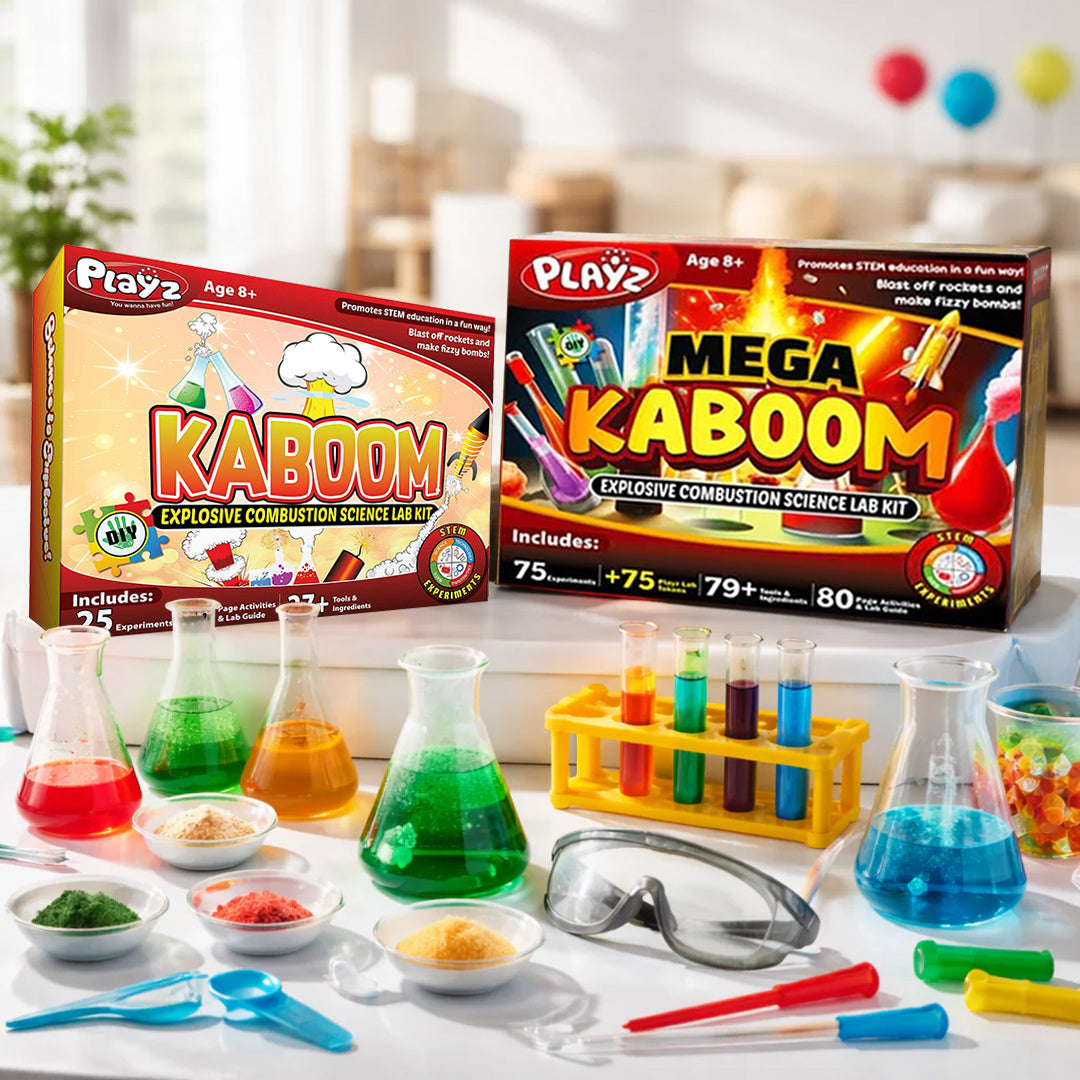 Kaboom! Explosive Combo - Mega Kaboom + Kaboom Science Experiments Kit ...